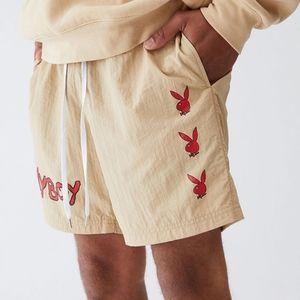 Playboy By PacSun mens Hardcore Nylon shorts size small